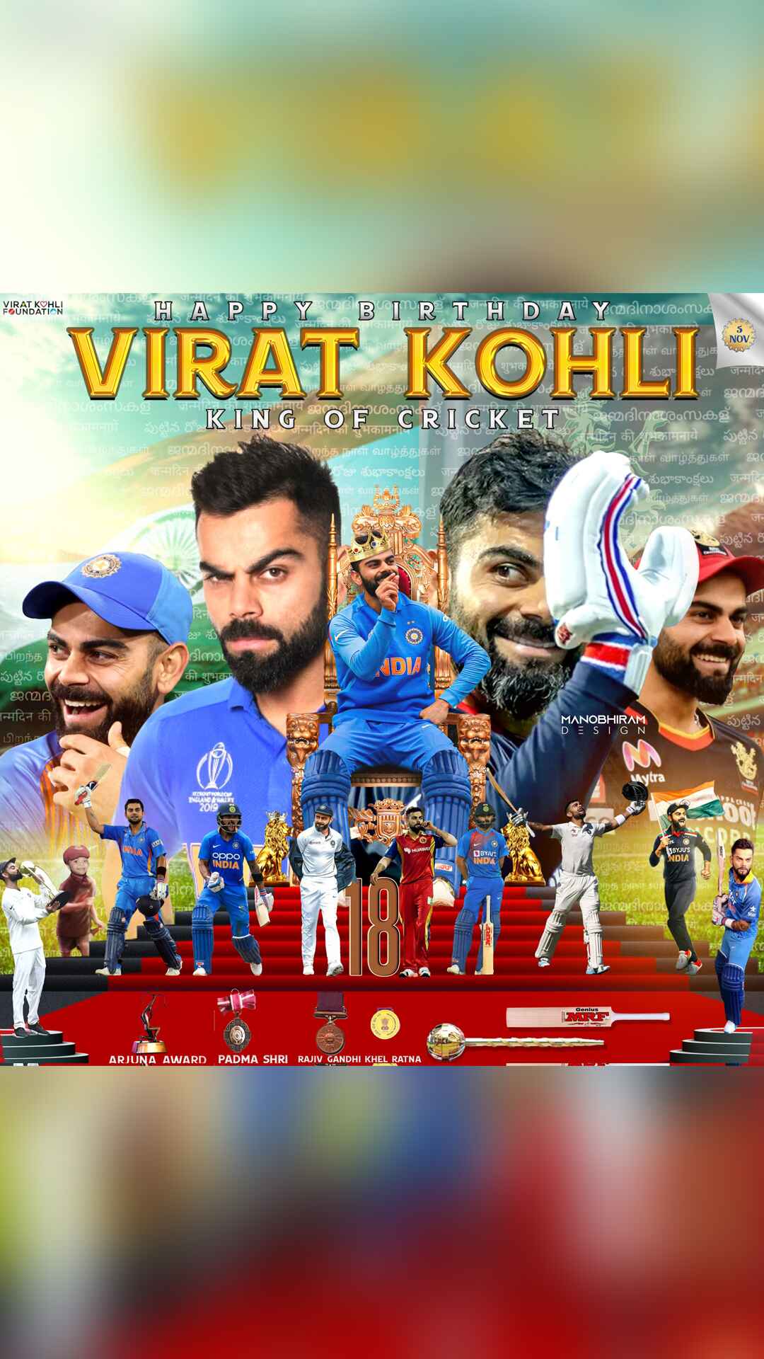 Happy Birthday Virat Kohli Images - Unique Gyanee Happy Birthday Virat Kohli Images - Unique Gyanee