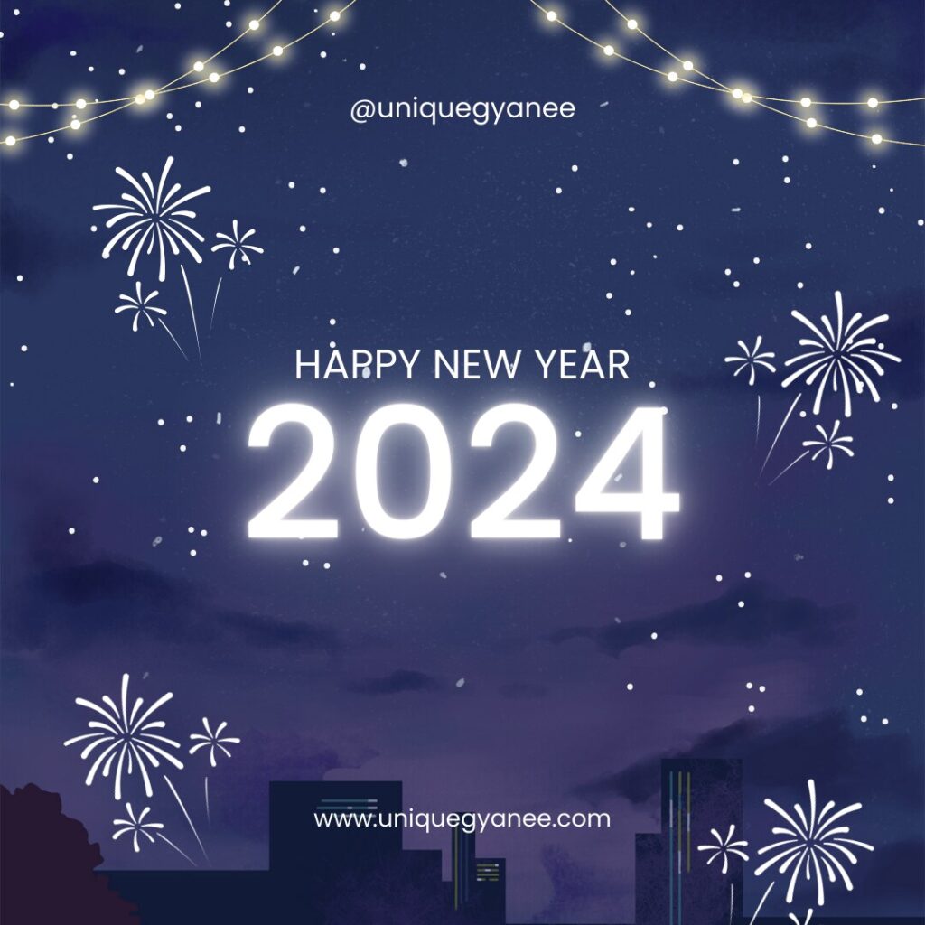 Best Happy New Year 2024 Wishes, Quotes in Hindi